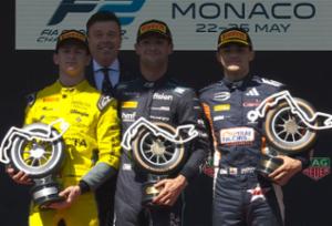 Montoya sube al podio y Villagómez arranca un punto en la fecha doble de F2 en Mónaco